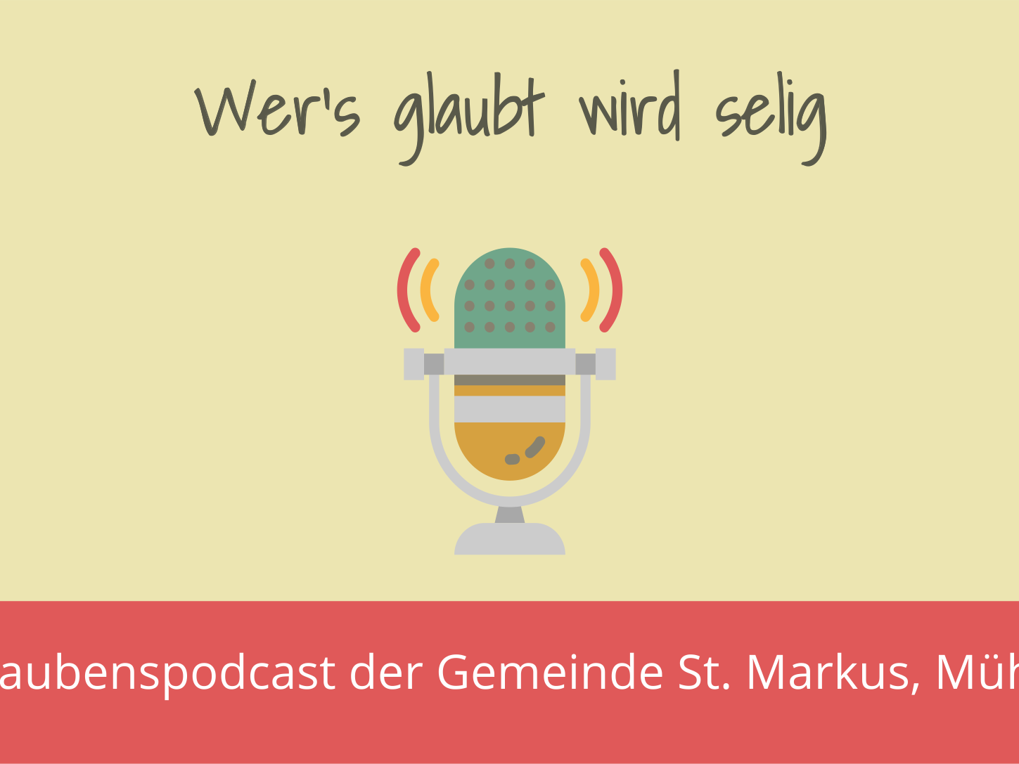 Podcast Wer's glaubt - Logo 2026