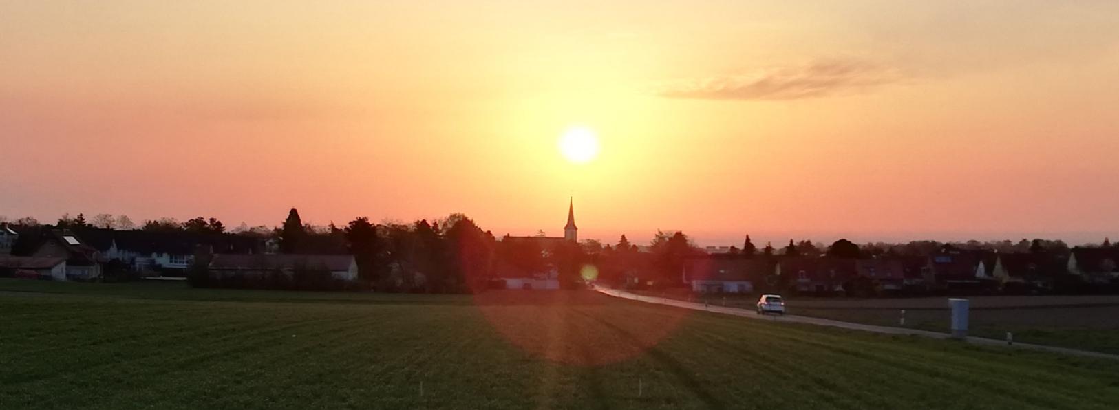 Ostersonne ueber Ebersheim- Zuschnitt (c) Martin Rudolf-Ceglarski