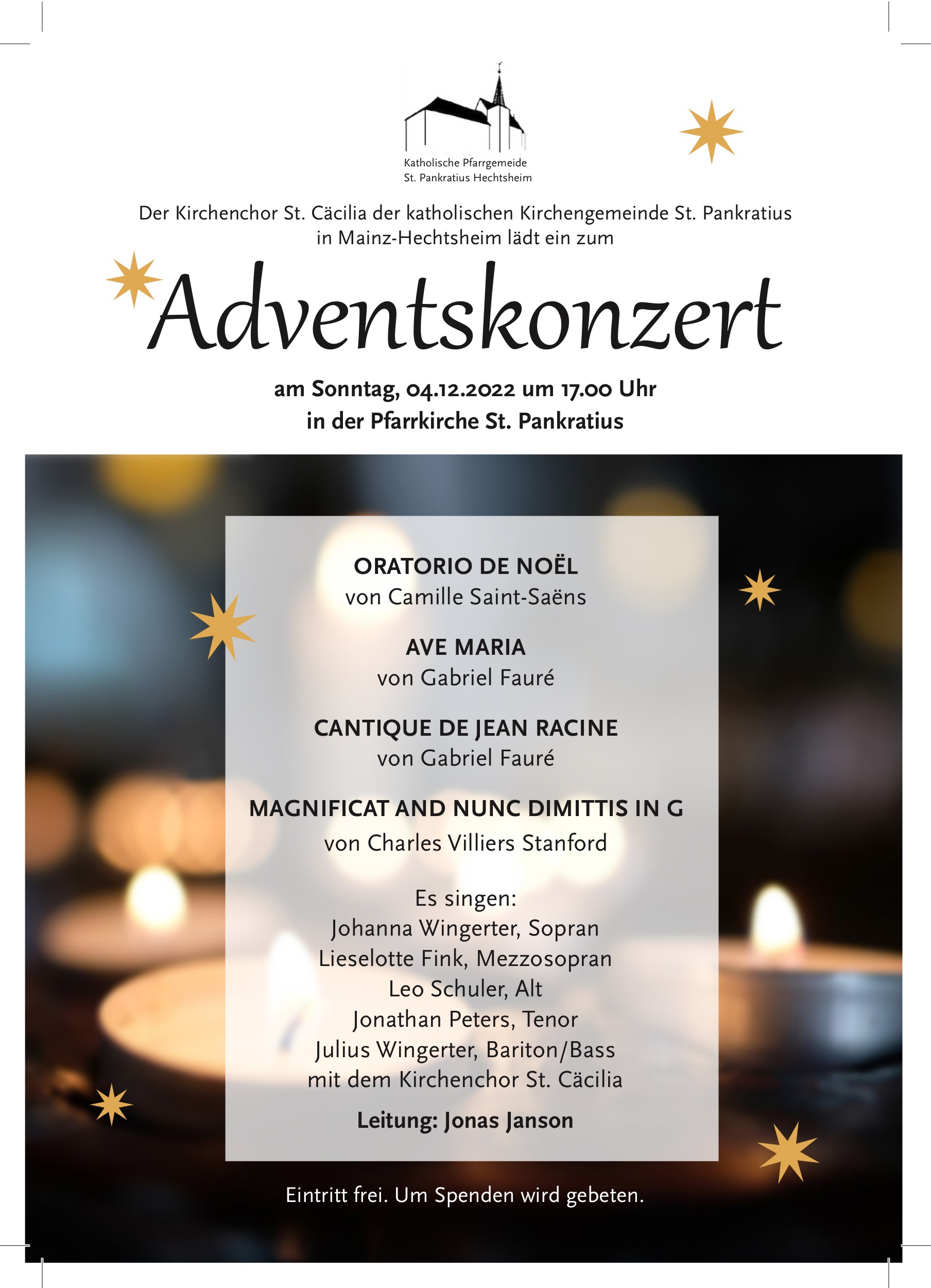 Adventskonzert 2022 (c) Chor St. Cäcilia