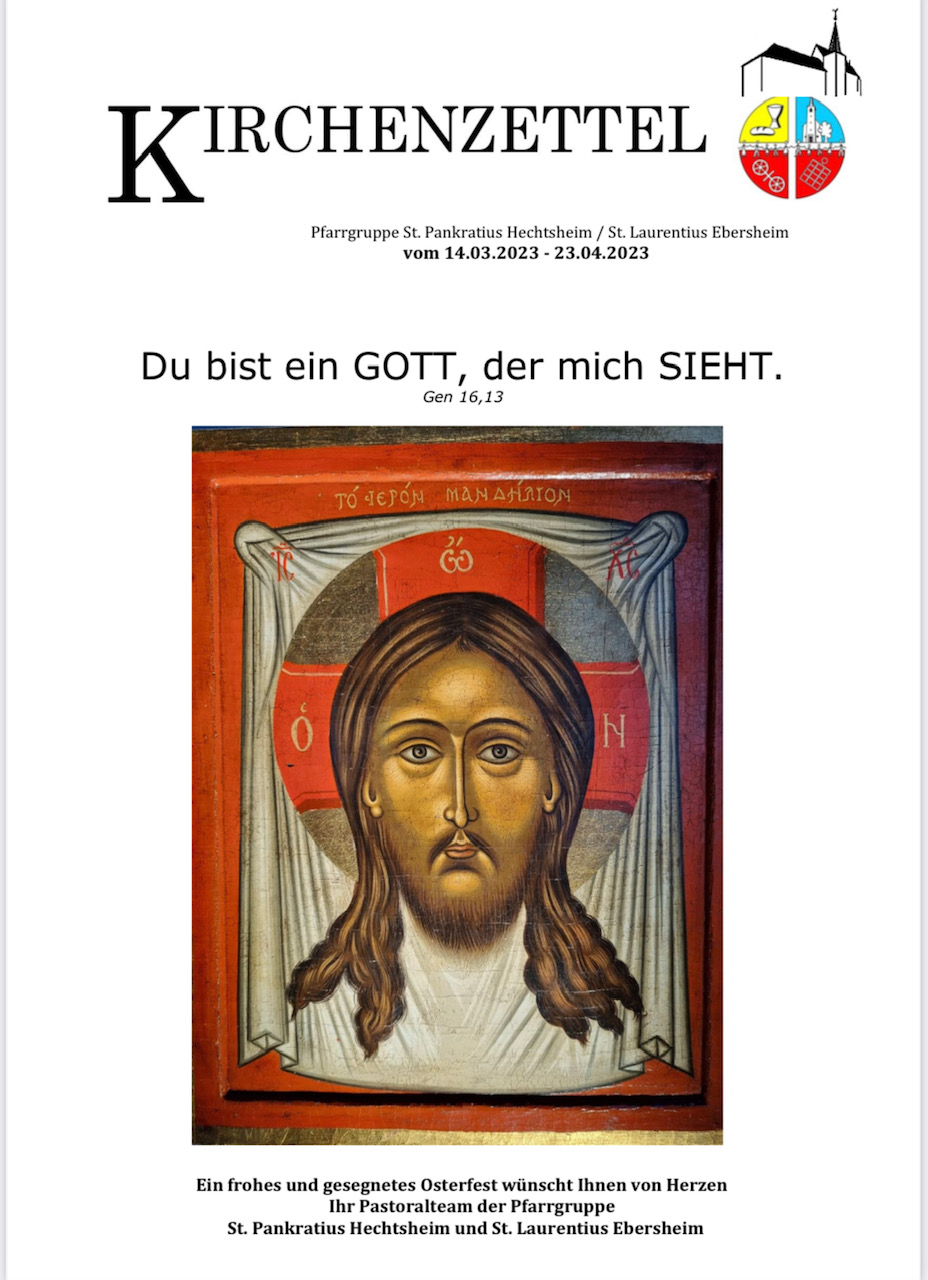 Kirchenzettel (c) St. Pankratius / St. Laurentius Mainz