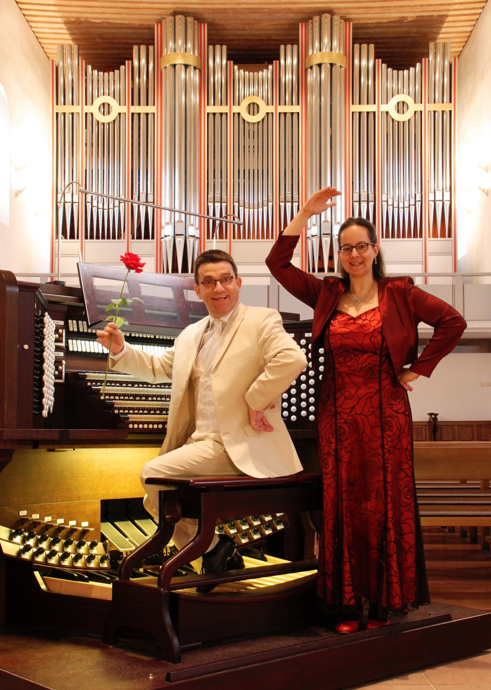 Orgel-Duo Lenz Die Orgel tanzt Foto Carsten Lenz (c) Carsten Lenz