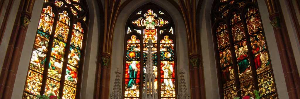Apsisfenster Pfarrkirche Sankt Pankratius Bürgel