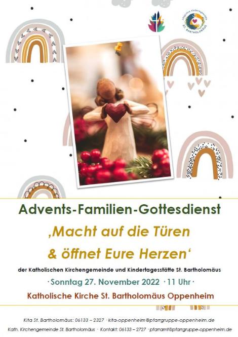 202211_Plakat_Advents-Familien-Gottesdienst (c) Pfarrgruppe Oppenheim