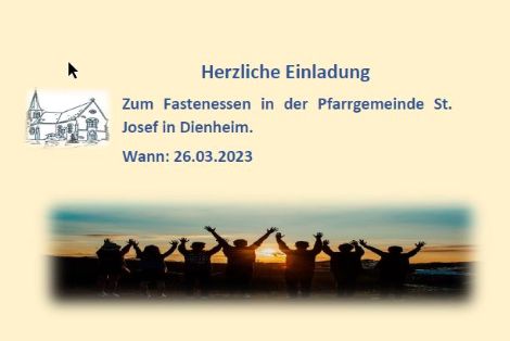202303_Bild_Einladung_Fastenessen_Dienheim (c) Pfarrgruppe Oppenheim