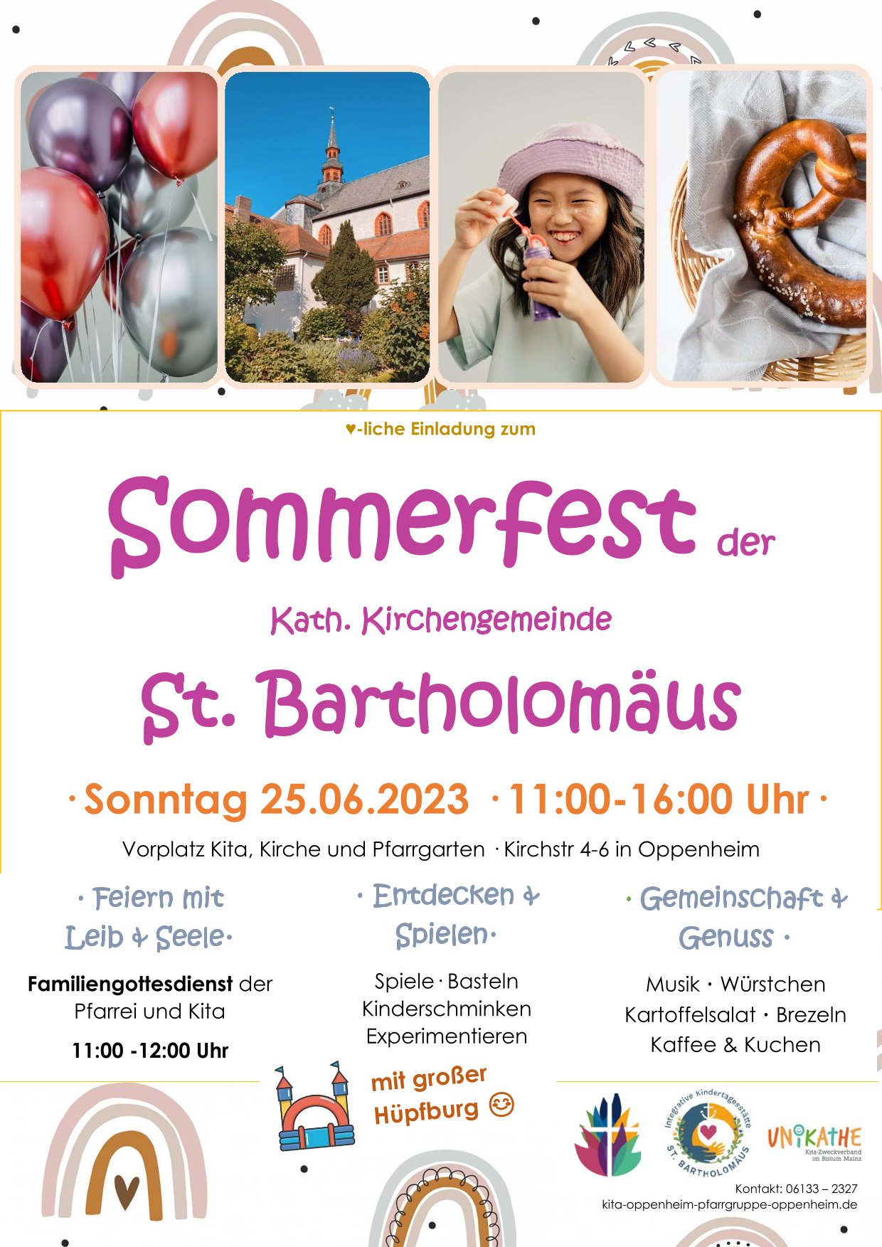 202306_Sommerfest_plakat - V1-1 (c) Pfarrgruppe Oppenheim