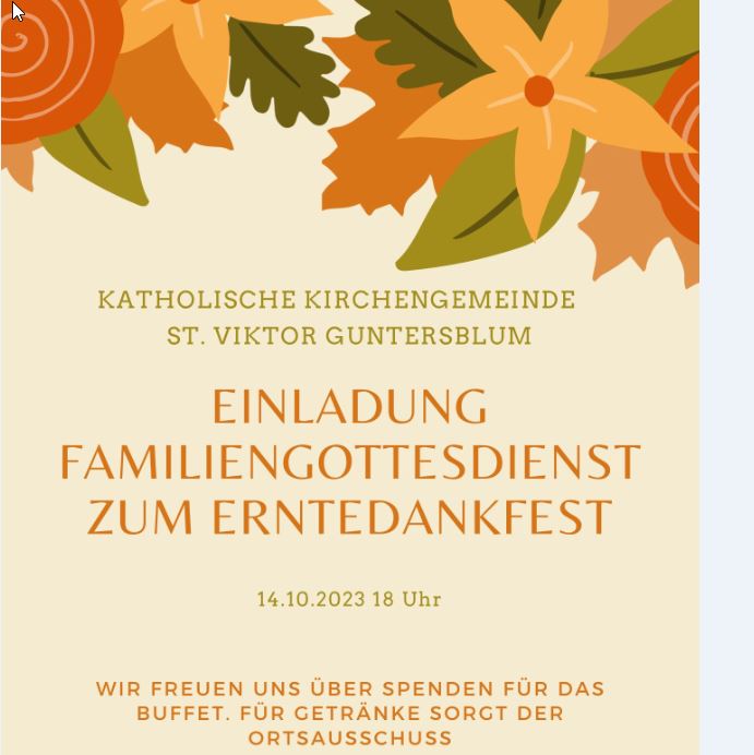 20231014_Erntedankfest_Guntersblum (c) Pfarrgruppe Oppenheim