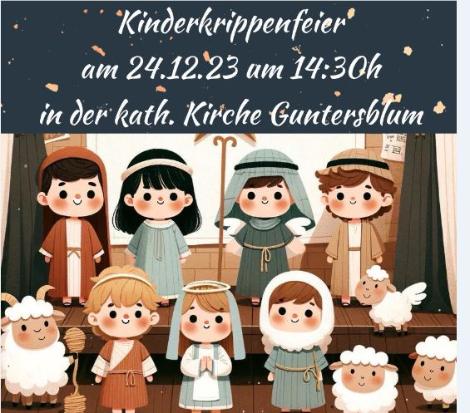 202312_Krippenfeier_Guntersblum (c) Christian Schmidt - Pfarrbriefservice.de