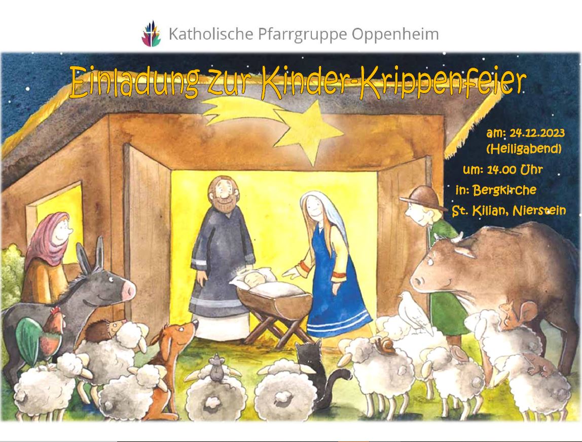 2023_Einladung_Krippenfeier_Nierstein (c) Pfarrgruppe Oppenheim