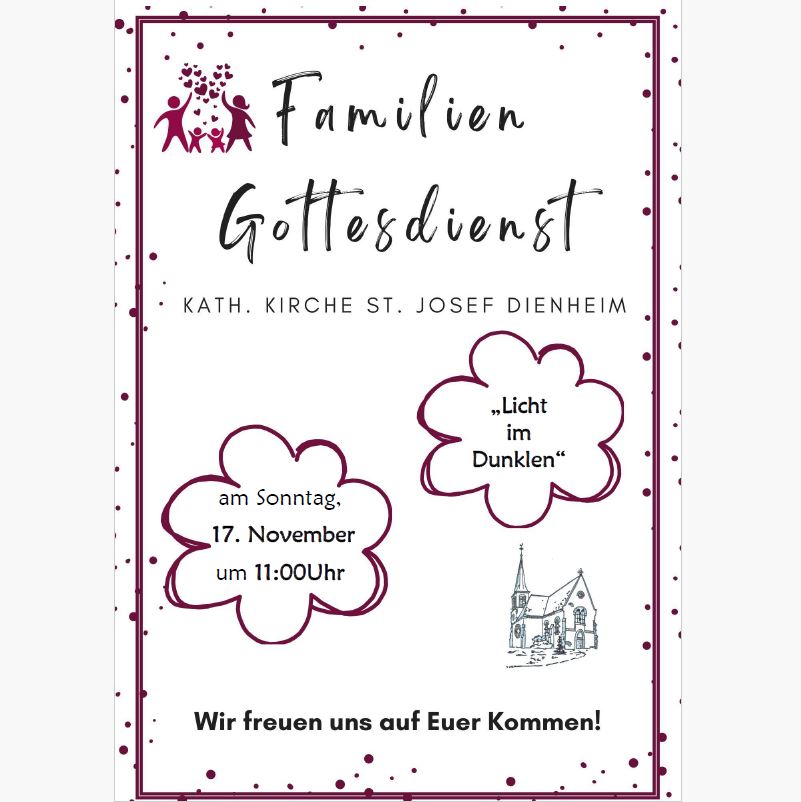 20241117_Familiengottesdienst_Plakat (c) Pfarrgruppe Oppenheim