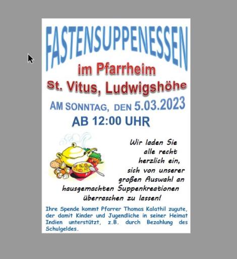 Fastensuppenessen_Ludwigshöhe_2023 (c) Pfarrgruppe Oppenheim