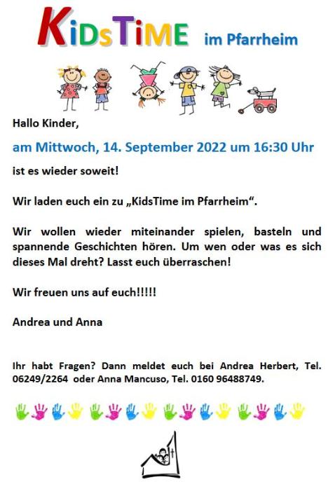 Kidstime_20220914 (c) Pfarrgruppe Oppenheim