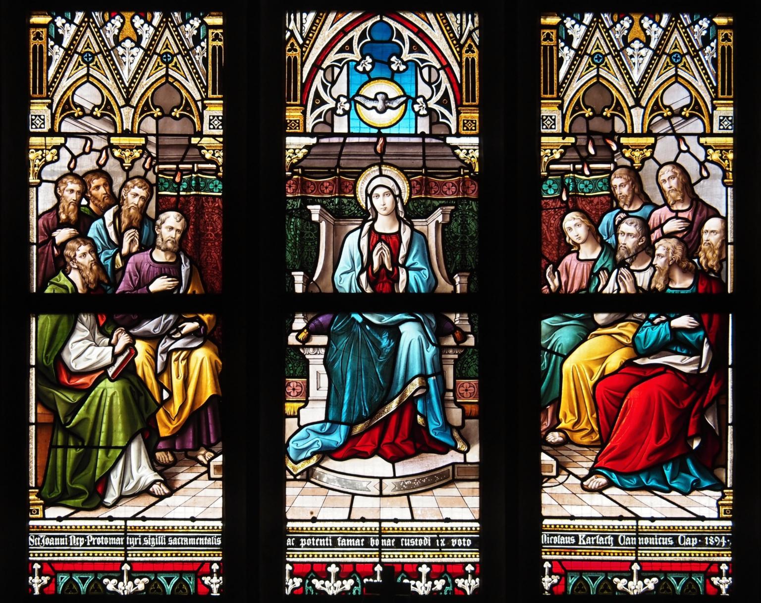 Ausgießung des Heiligen Geistes auf die Apostel und die Gottesmutter Maria (c) www.pixabay.com