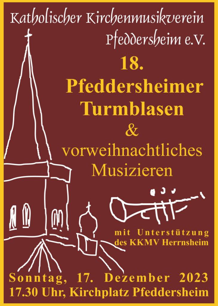 Turmblasen, kath. Kirchenmusikverein