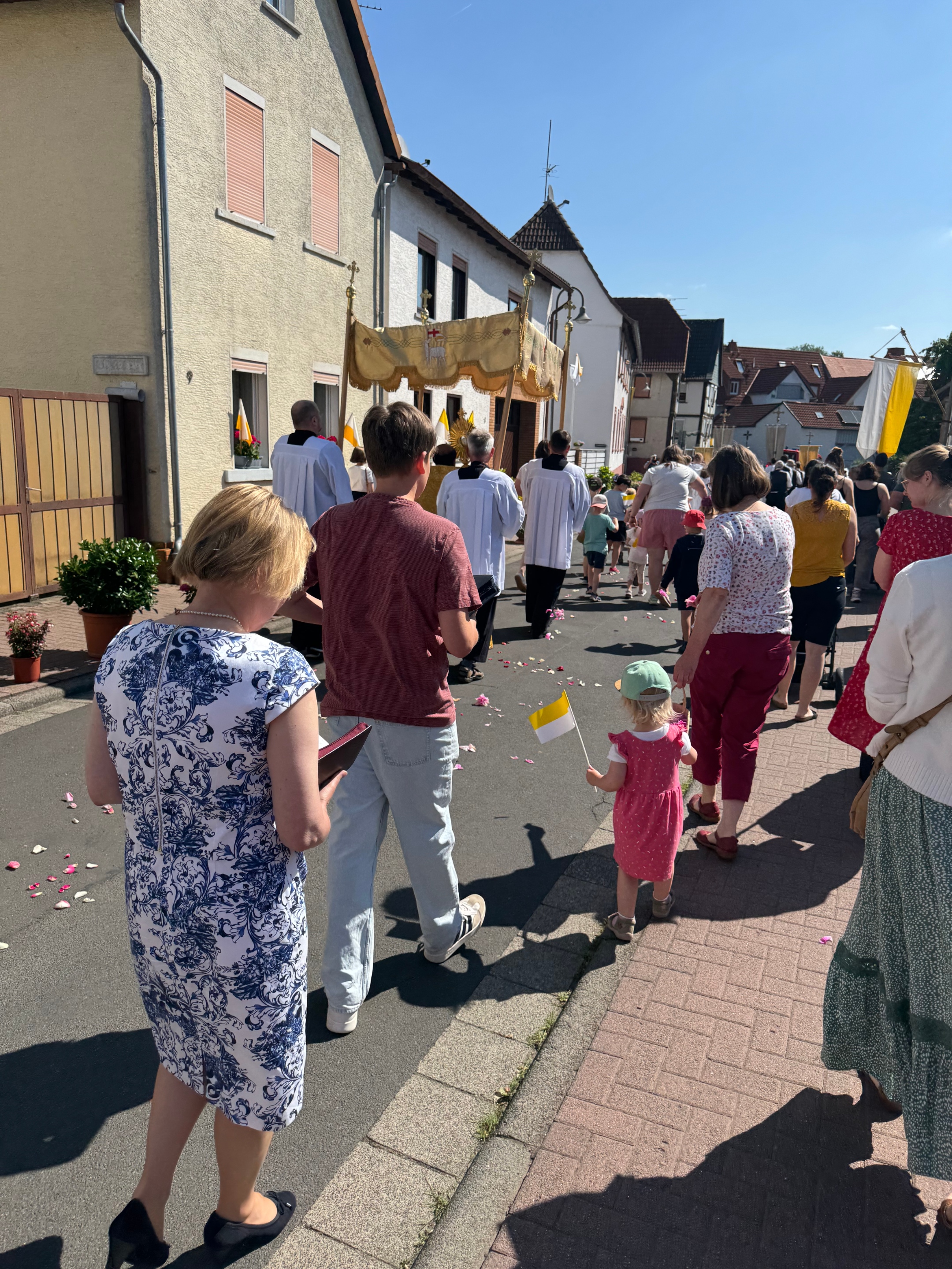 Prozession in Rockenberg