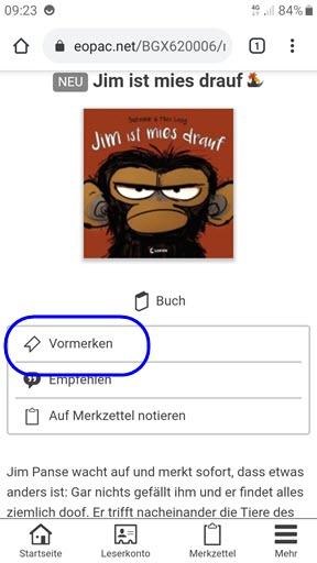 3. vormerken