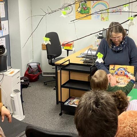 Vorleseaktion Bücherei St. Marien (c) Elke Helbig