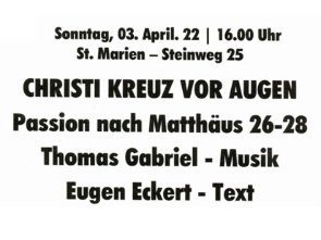 Christi Kreuz vor Augen (c) Klosterkonzerte Seligenstadt