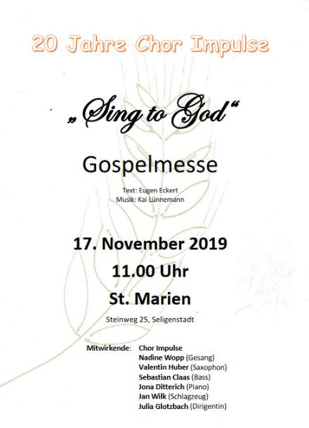 Sing to God (2019) (c) Chor IMPULSE