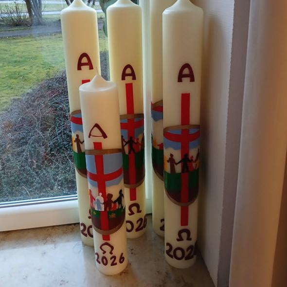 Osterkerze 2026 (c) Reinhard Knaup