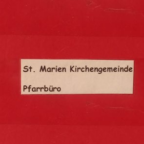 Pfarrbüro-Schild (c) Roland Böndgen
