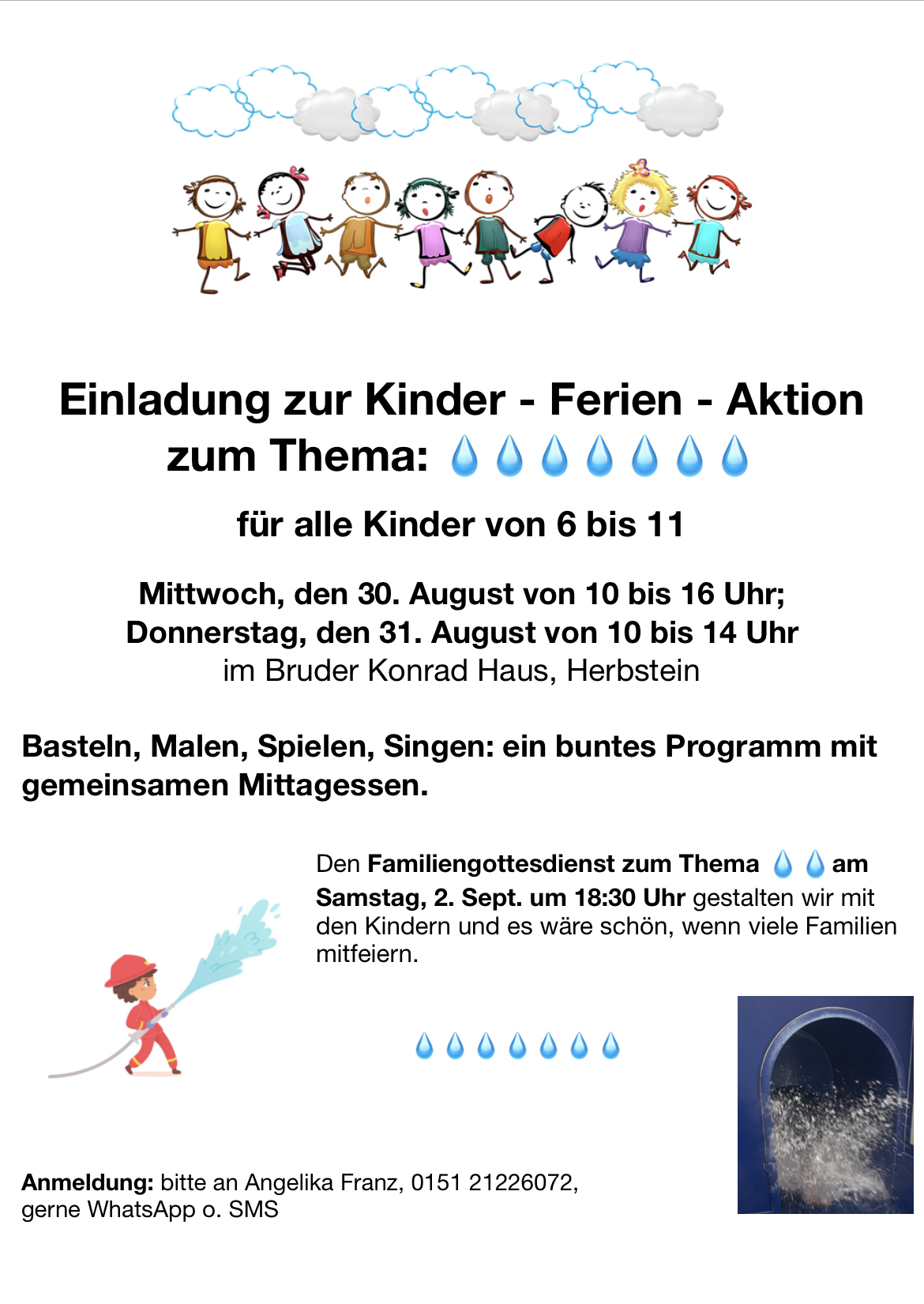 Einladung Kinder-Ferien-Aktion (c) A. Franz