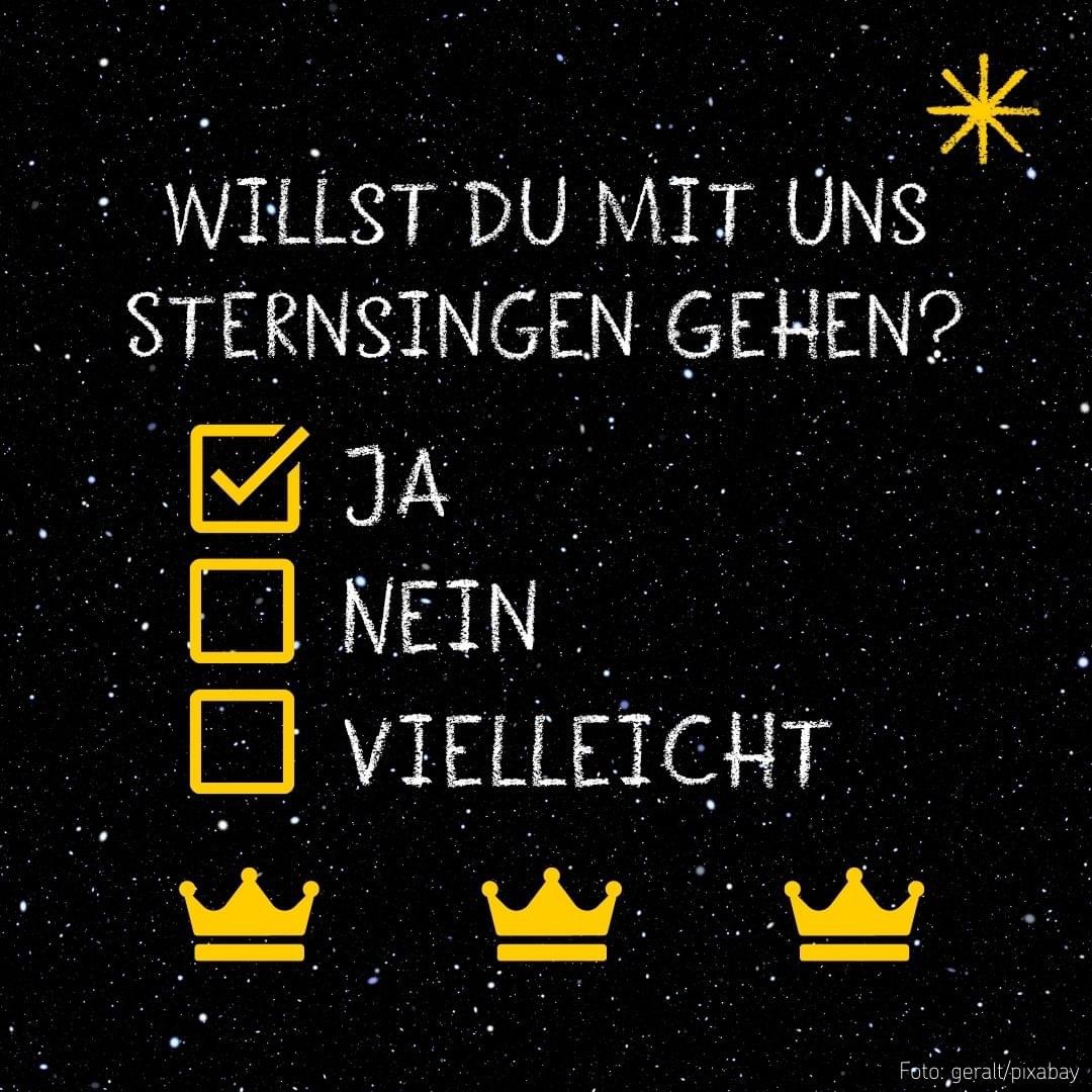 Ja zum Sternsingen (c) Kindermissionswerk Die Sternsinger