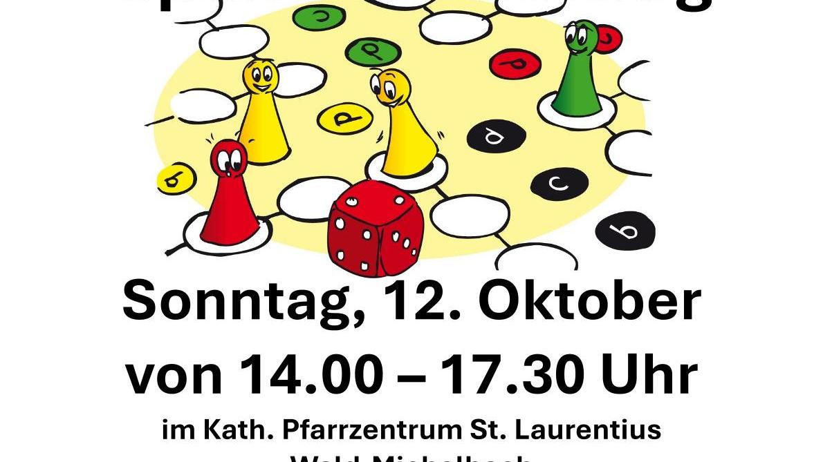 Plakat Spielenachmittag 2025