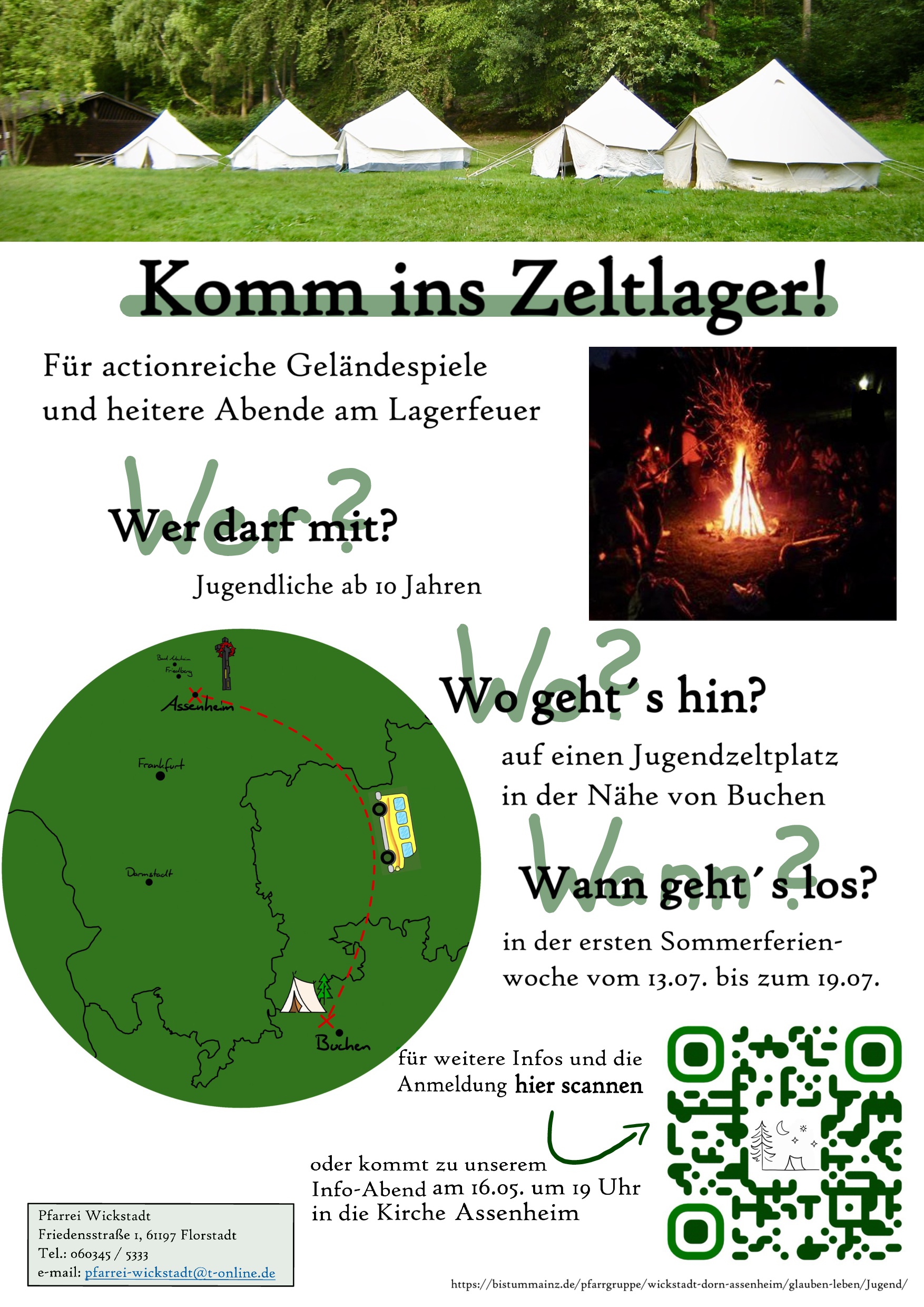 Plakat Zeltlager ´24 (c) X