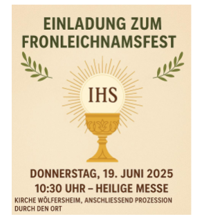 Fronleichnam 2025 (c) Christkönig Wölfersheim