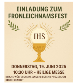 Fronleichnam 2025