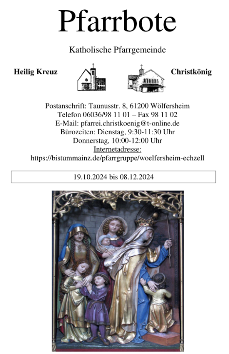 Pfarrbote_Icon_19.10.2024 bis 08.12.2024 (c) Pfarrgemeinde Heilig Kreuz-Christkönig