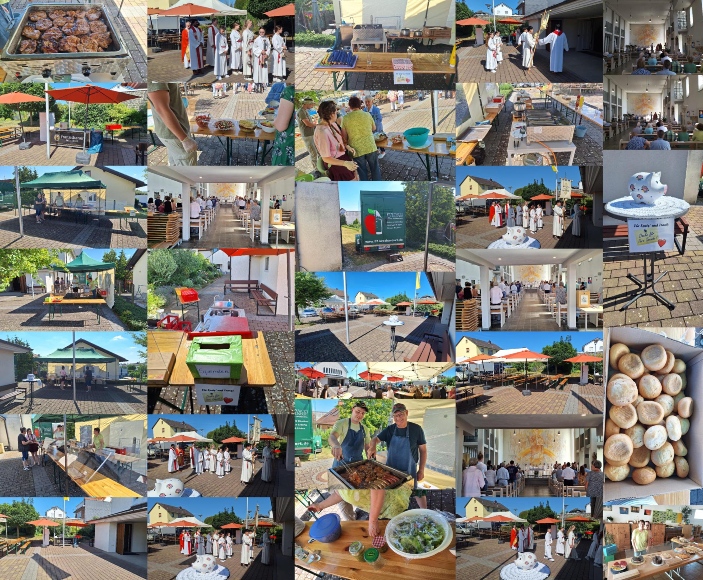 PfarrfestCollage2025 (c) Christkönig Wölfersheim