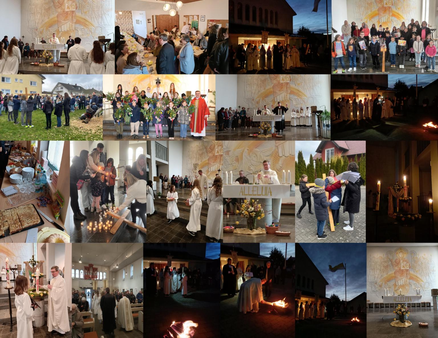 Impressionen der Karwoche und Ostertage (c) Christkönig Wölfersheim