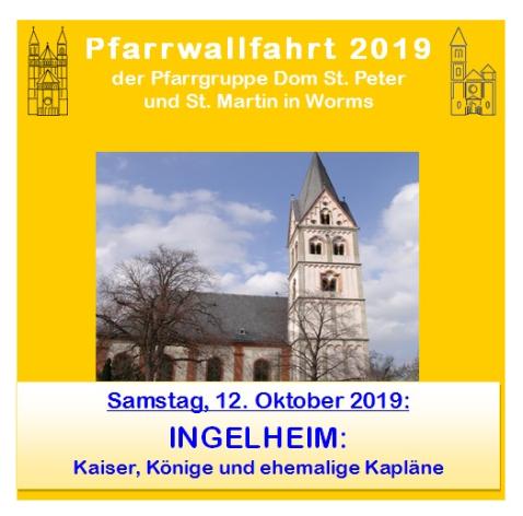 Pfarrwallfahrt Ingelheim 2019 (c) PG Dom St. Peter und St. Martin