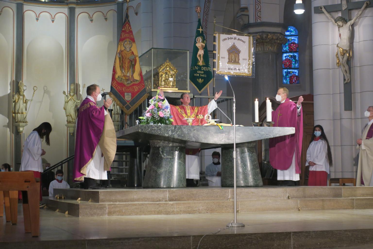 Festgottesdienst zu Ehren des Hl. Heribert 14.03.2021 27 (c) Pfarrgruppe Dom St. Peter und St. Martin / Martina Bauer