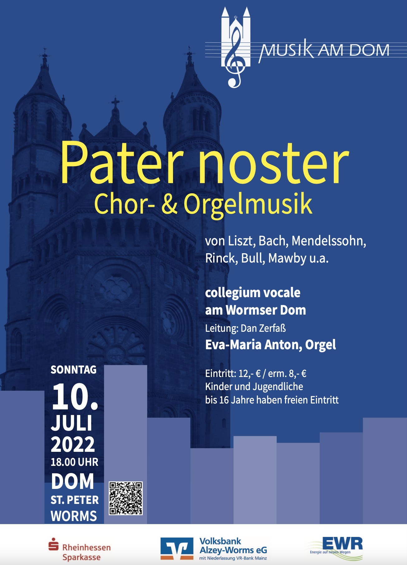 Plakat Domkonzert Pater Poster (c) Verein Musik am Dom
