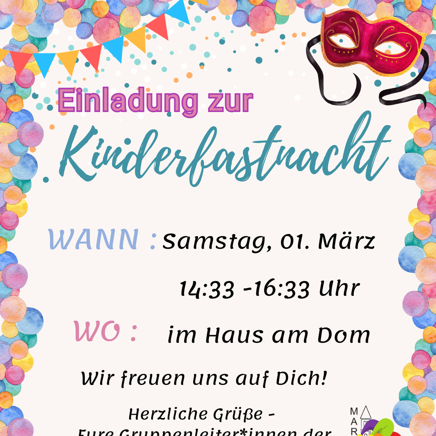 Einladung Fastnacht