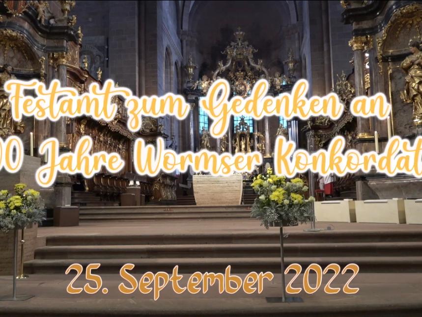 Festamt zum Gedenken an 900 Jahre Wormser Konkordat (c) Martina Bauer