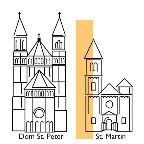 Logo Pfarrgruppe Dom St. Peter und St. Martin Worms