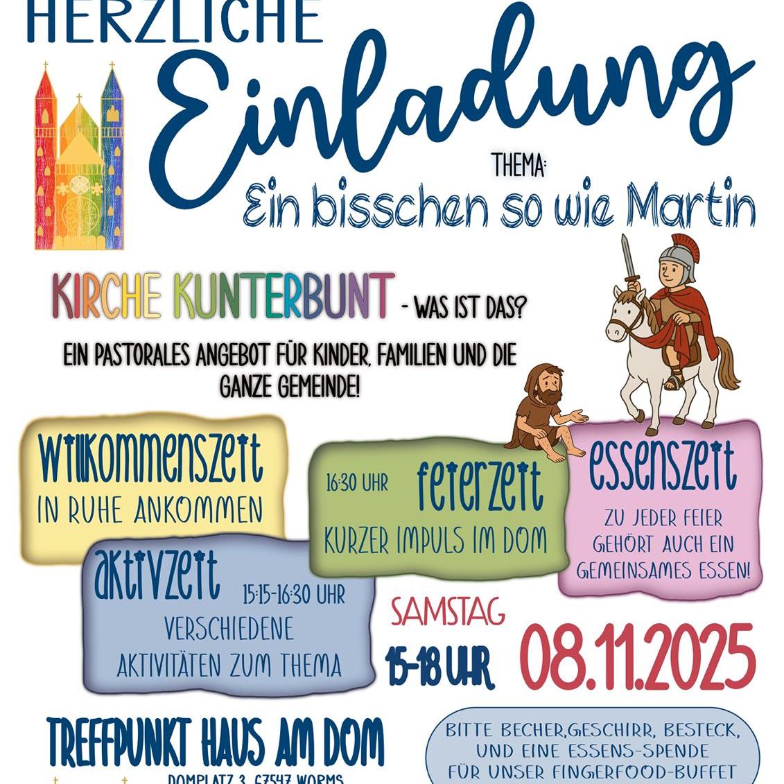 Plakat Kirche kunterbunt