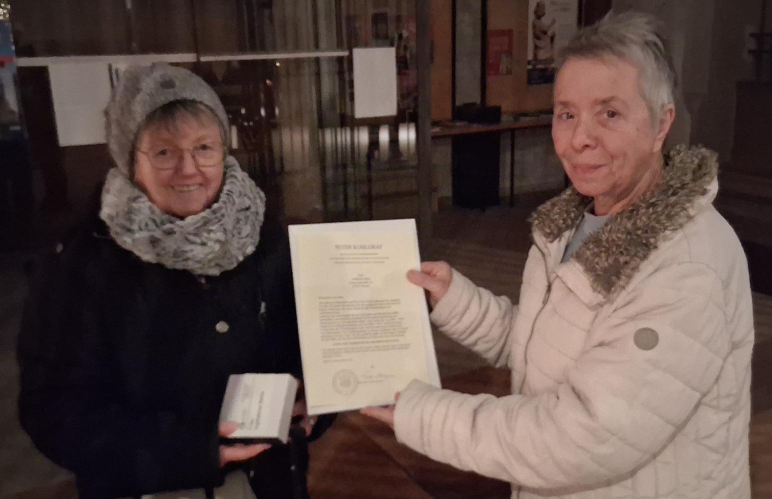 Liebfrauen Ehrung Katharina Bens (c) red