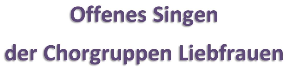 Offenes Singen Text (c) red