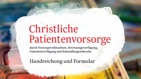Broschüre Patientenvorsorge