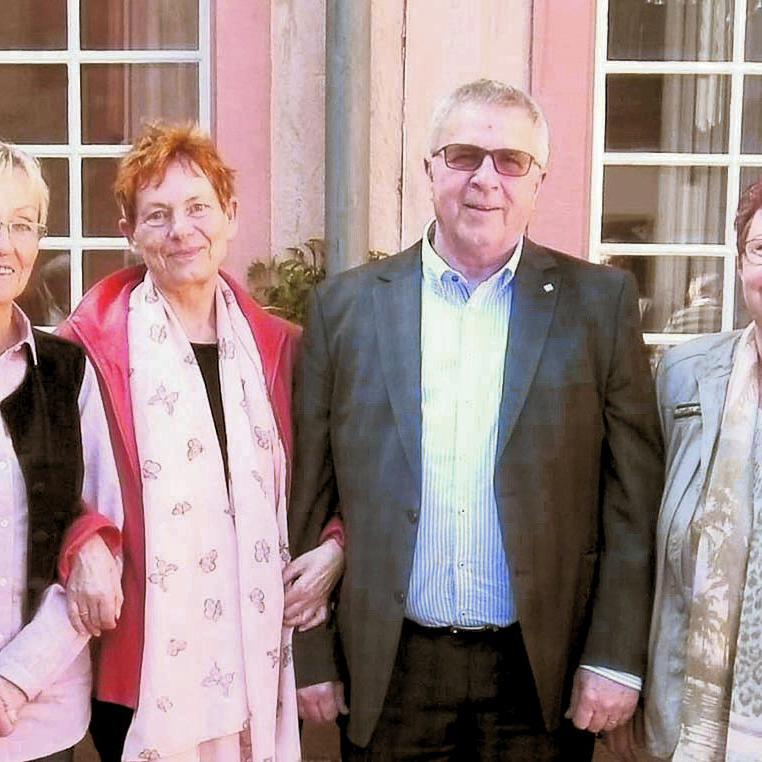 Der neue geschäftsführende Vorstand (von links): Ursel Lux, Gabriele Hub, Herbert Rogge und Silvia Altmannsberger. | Foto: Kreuzbund-Diözesanverband Mainz