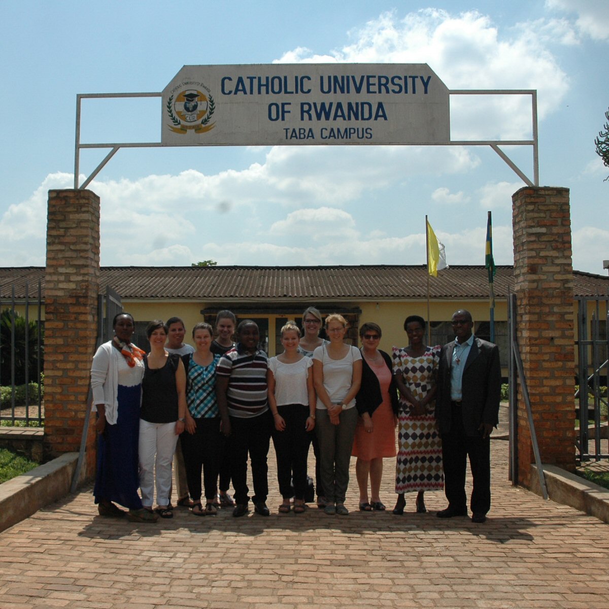 Im Mittelpunkt der ersten Studienreise nach Ruanda stand der Besuch der Partneruniversität, Catholic University of Rwanda in Butare. (Bild: KH Mainz) (c) Katholische Hochschule Mainz