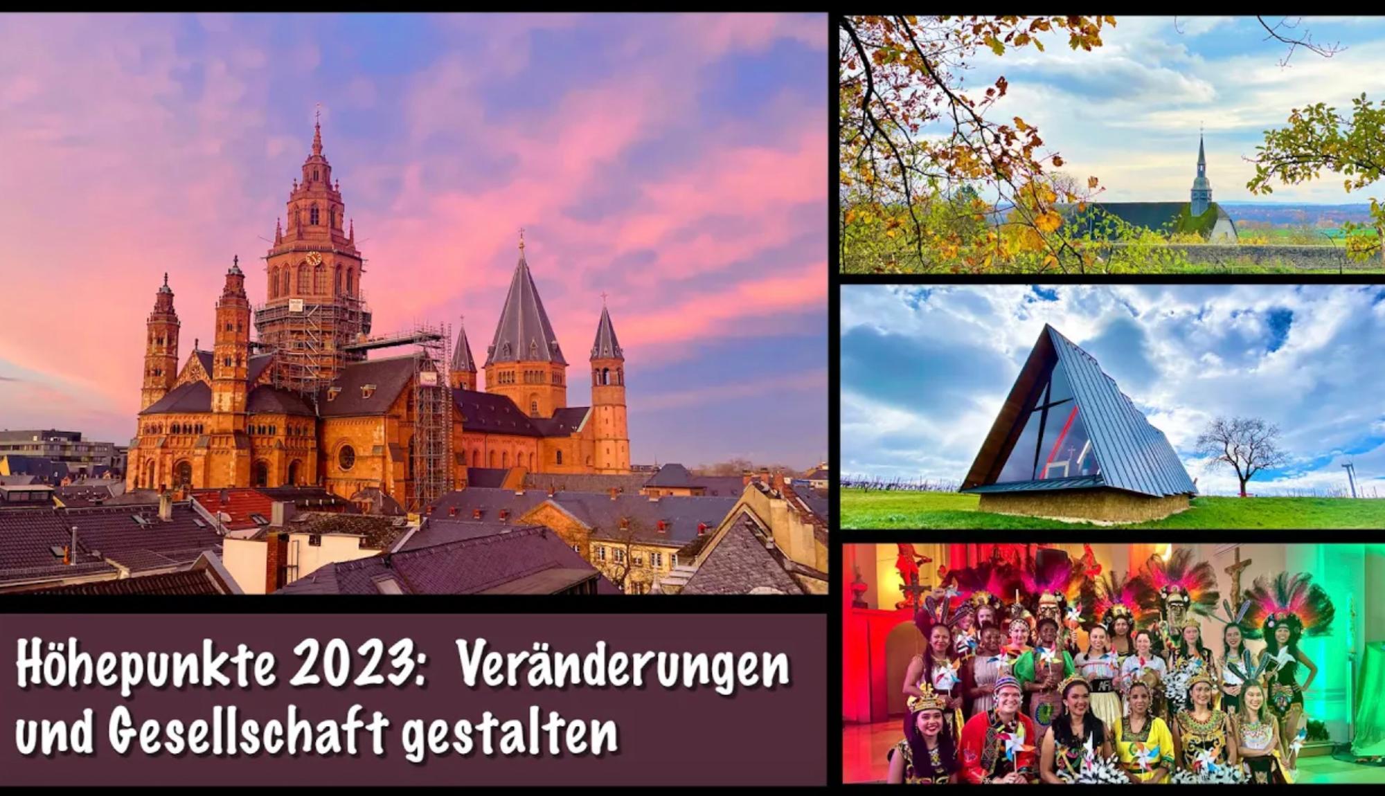 Jahresrückblick 2023 - Veränderung und Gesellschaft gestalten (c) Bistum Mainz / A. Emmel