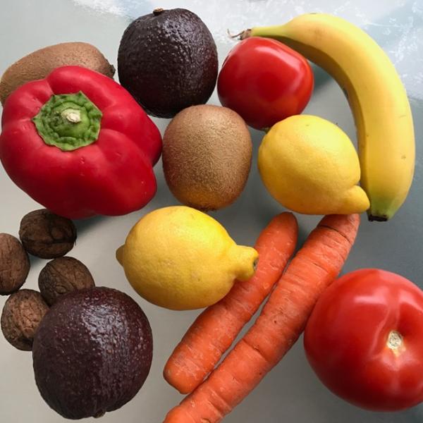 Obst und Gemüse aus vielen Ländern