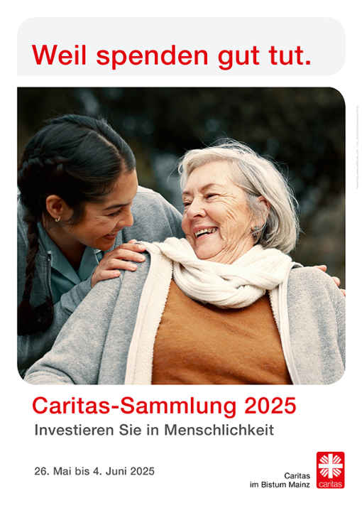 Plakat Caritas-Sammlung SoSa 2025