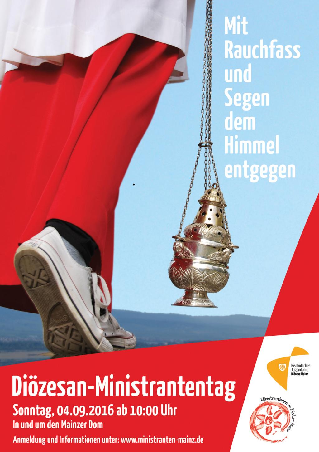 Plakatankündigung Diözesanministrantentag (c) Ministranten Bistum Mainz (Ersteller: Ministranten Bistum Mainz)