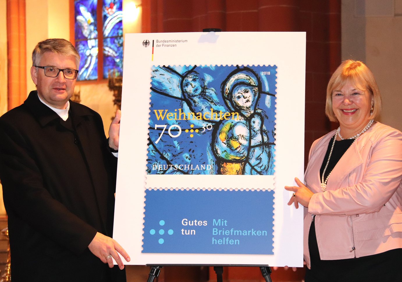 Sonderbriefmarke zu Weihnachten 2018 vorgestellt